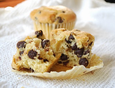 Chocolate Chip And Walnut Muffins